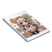 Chibi-Spiralnotebook Notizblock (Rechte Seite)