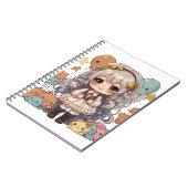 Chibi-Spiralnotebook Notizblock (Linke Seite)