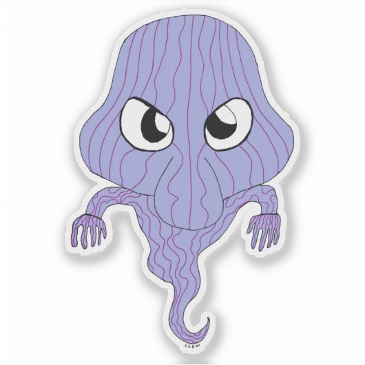 Chibi-Stil Aufkleber (Vorderseite)