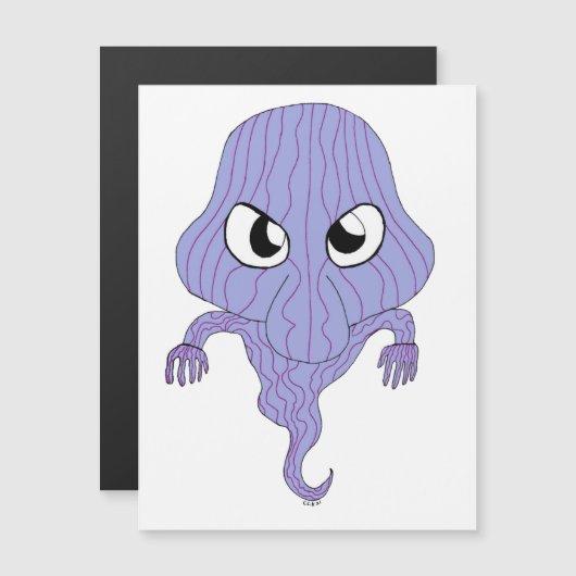 Chibi-Stil Magnetkarte (Vorne/Hinten)