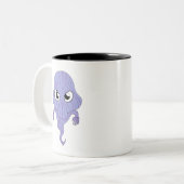 Chibi-Stil Zweifarbige Tasse (Vorderseite Links)
