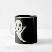 Chibi-Stil Zweifarbige Tasse (Vorderseite Links)
