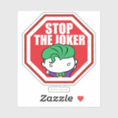 Chibi "Stopp the Joker" Unterschrift Aufkleber (Blatt)