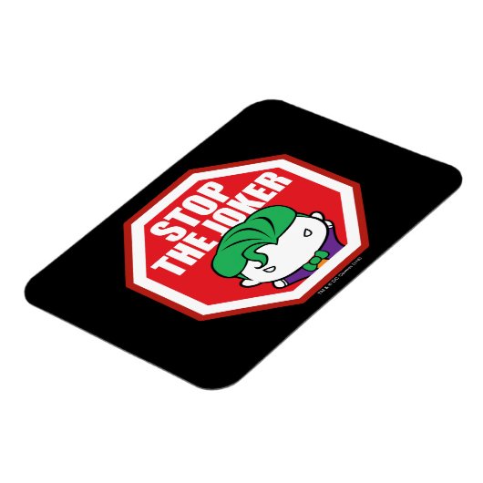 Chibi "Stopp the Joker" Unterschrift Magnet (Linke Seite)