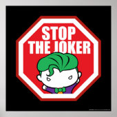 Chibi "Stopp the Joker" Unterschrift Poster (Vorne)