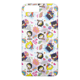 Chibi Super Heroine Pattern Case-Mate iPhone Hülle