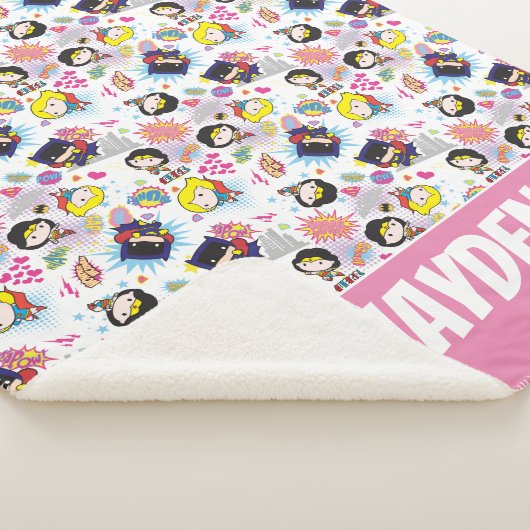 Chibi Super Heroine Pattern Sherpadecke (3/4)