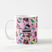 Chibi Super Villain Action Pattern Kaffeetasse (Links)