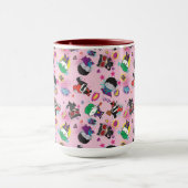 Chibi Super Villain Action Pattern Tasse (Zentrum)
