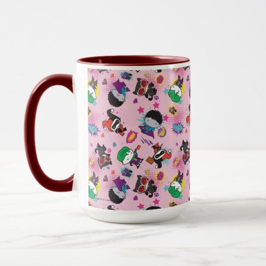 Chibi Super Villain Action Pattern Tasse (Links)