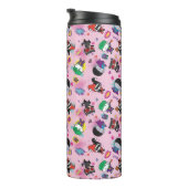 Chibi Super Villain Action Pattern Thermosbecher (Nach rechts gedreht)