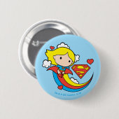 Chibi Supergirl Button (Vorne & Hinten)