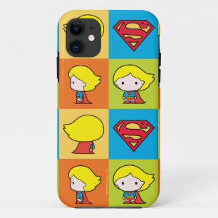 Chibi Supergirl Character Umrundung Case-Mate iPhone Hülle