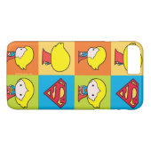 Chibi Supergirl Character Umrundung Case-Mate iPhone Hülle (Rückseite (Horizontal))