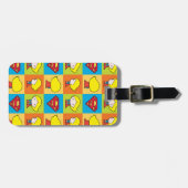 Chibi Supergirl Character Umrundung Gepäckanhänger (Vorderseite horizontal)