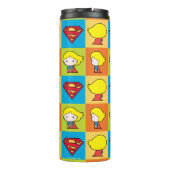 Chibi Supergirl Character Umrundung Thermosbecher (Rückseite)