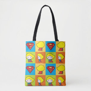 Chibi Supergirl Charakterumgebung Tasche