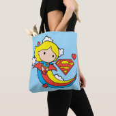 Chibi Supergirl Flying Rainbow Tasche (Von Nahem)