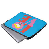 Chibi Supergirl-LIEBE Laptopschutzhülle (Vorne Knopf)