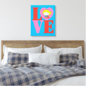 Chibi Supergirl-LIEBE Leinwanddruck (Insitu (Schlafzimmer))