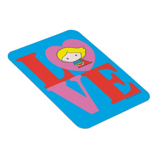 Chibi Supergirl-LIEBE Magnet (Rechte Seite)
