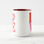 Chibi Supergirl-LIEBE Tasse (Zentrum)