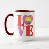 Chibi Supergirl-LIEBE Tasse (Links)