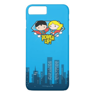 Chibi Superman & Chibi Supergirl Power Up! Case-Mate iPhone Hülle