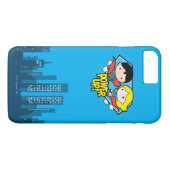 Chibi Superman & Chibi Supergirl Power Up! Case-Mate iPhone Hülle (Rückseite (Horizontal))