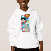 Chibi Superman - Du machst mein Herz zu Valentine Hoodie (Vorderseite)