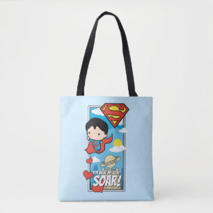 Chibi Superman - Du machst mein Herz zum Wallis Tasche