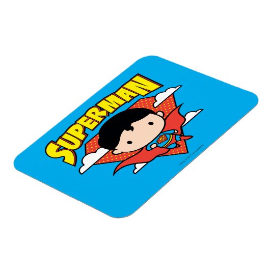 Chibi Superman Polka Dot Shield und Name Magnet (Linke Seite)