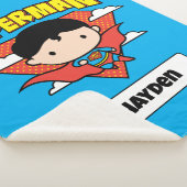 Chibi Superman Polka Dot Shield und Name Sherpadecke (3/4)
