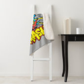 Chibi Superman Smashing Through Brick Wall Sherpadecke (Beispiel)