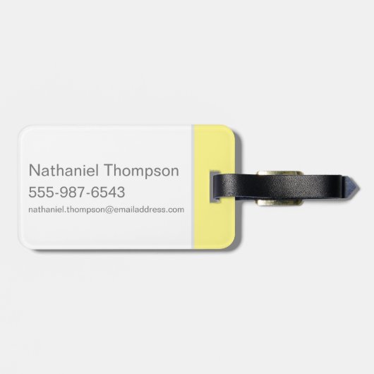 Chibi SYLVESTER™ Chasing TWEETY™ Gepäckanhänger (Rückseite horizontal)