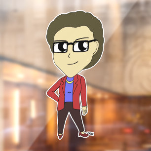 Chibi-Taste Fensteraufkleber