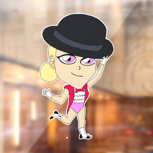 Chibi-Taste Fensteraufkleber