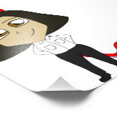 Chibi-Teufel Fotodruck (Ecke)