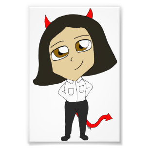 Chibi-Teufel Fotodruck