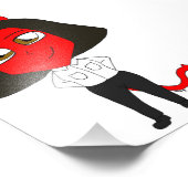 Chibi-Teufel Fotodruck (Ecke)
