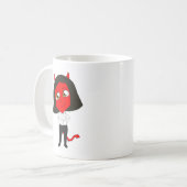 Chibi-Teufel Kaffeetasse (Vorderseite Links)