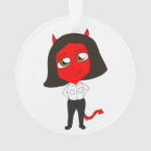 Chibi-Teufel Ornament (Rückseite)