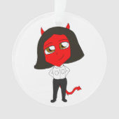 Chibi-Teufel Ornament (Vorderseite)