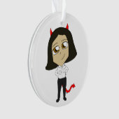 Chibi-Teufel Ornament (Vorderseite)