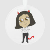 Chibi-Teufel Ornament (Rückseite)