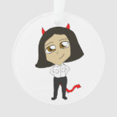 Chibi-Teufel Ornament (Vorderseite)