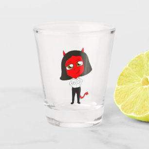 Chibi-Teufel Schnapsglas