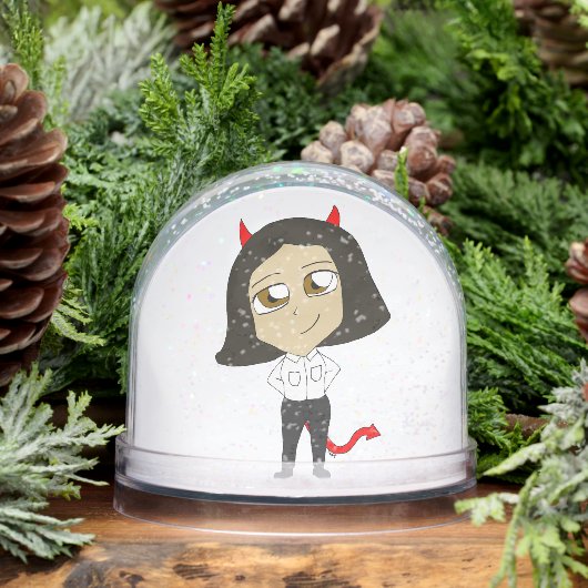 Chibi-Teufel Schneekugeln (Winter)