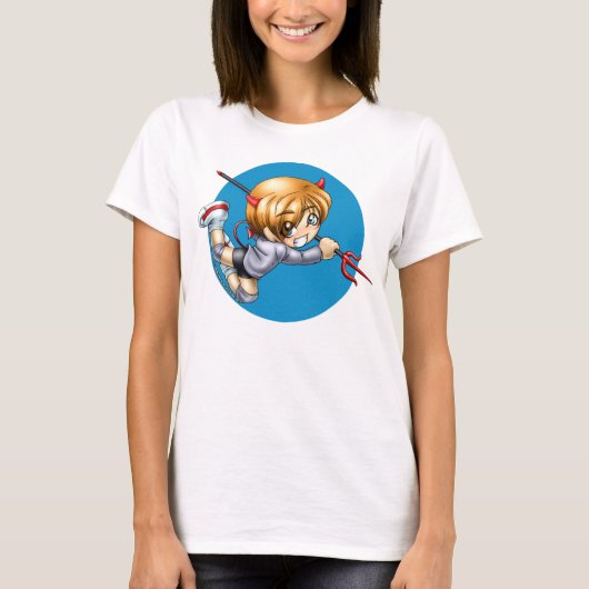 Chibi Teufel-Shirt T-Shirt (Vorderseite)