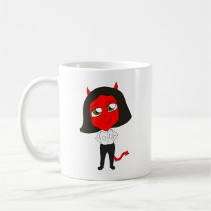 Chibi-Teufelsmädchen Kaffeetasse